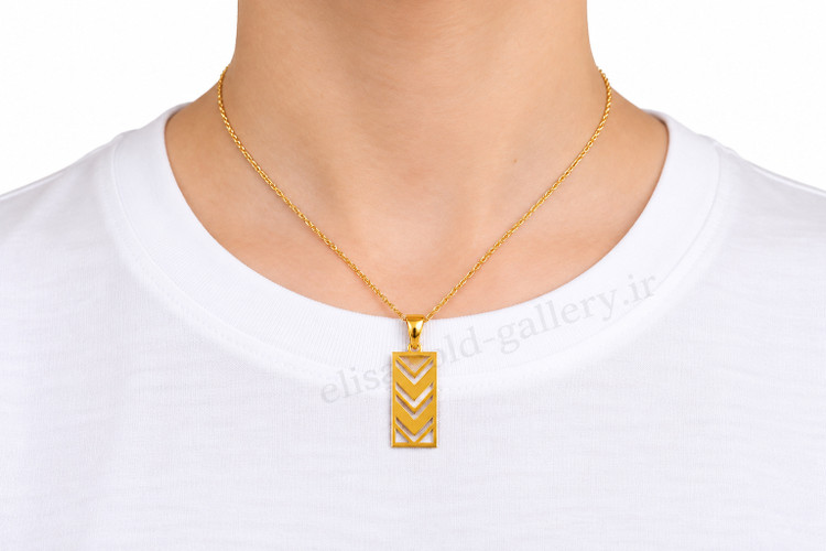 آویز طلا سهپیکان 0.415 گرم